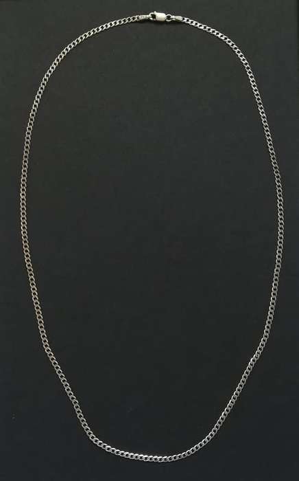 STERLING SILVER ITALY CHAIN 480MM 3.8 GRAMS