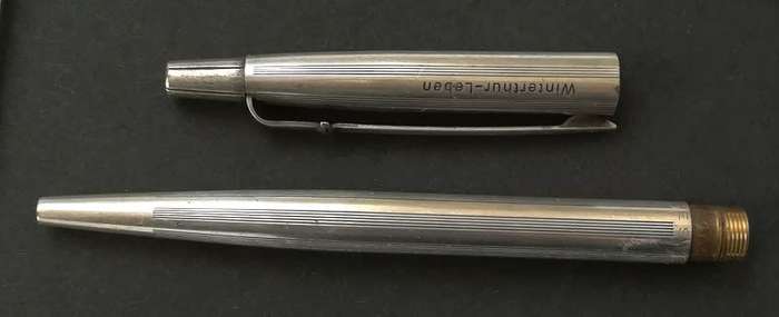 VINTAGE CARAN D'ACHE BALLPOINT PEN INSCRIBED *WINTERTHUR-LEBEN* - NO REFILL