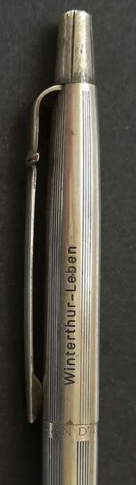 VINTAGE CARAN D'ACHE BALLPOINT PEN INSCRIBED *WINTERTHUR-LEBEN* - NO REFILL