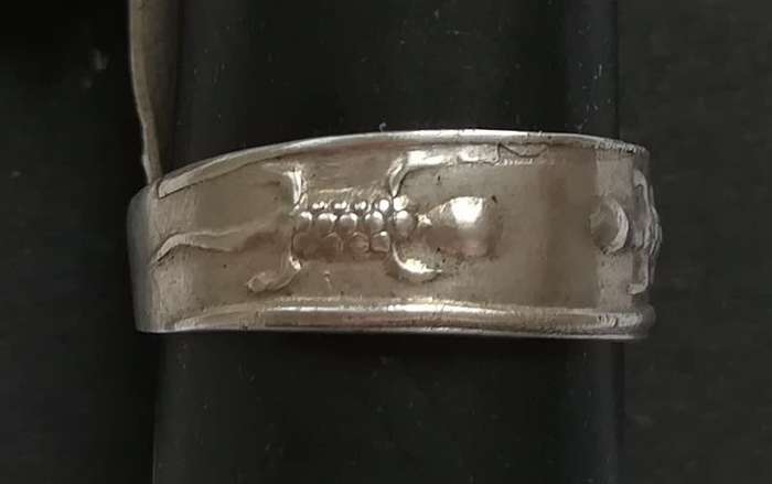 STERLING SILVER TOE RING WITH GECKOS SIZE H 4MM
