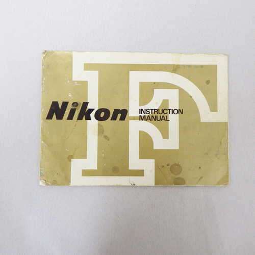 Nikon F Instruction manual