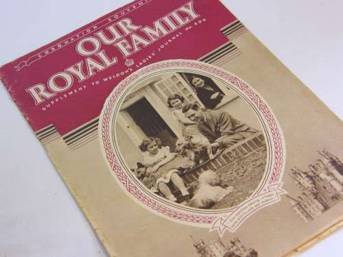 Coronation souvenir of our Royal family supplement to Weldon`s Ladies journal no 694