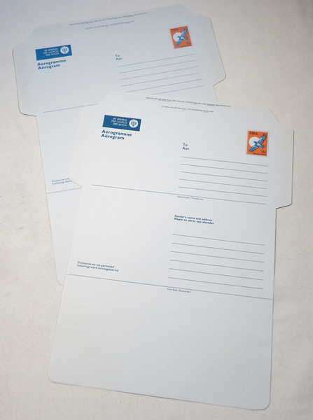 South West Africa Aerogramme with pre printed 15 cents stamp - Unused