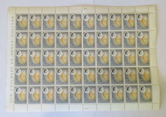 Full page of mint stamps SACC 90 - Not checked for watermarks and varieties