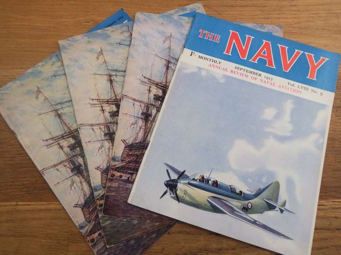 Lot of 4 The Navy Magazines