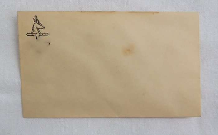 South Africa Greyshirts Postal stationery cover