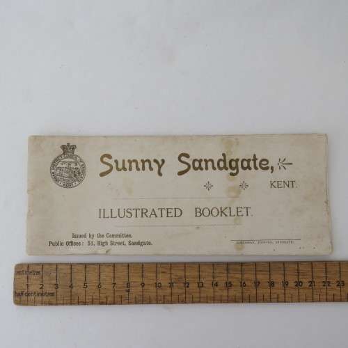 Booklet for Sunny Sandgate, Kent Info on business operations about 1930`s