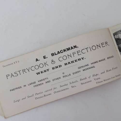 Booklet for Sunny Sandgate, Kent Info on business operations about 1930`s