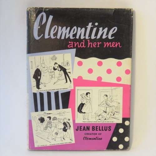 Clementine and her men 1958 cartoon book - Hardcover