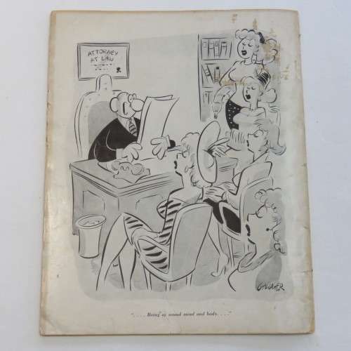 For Laughing out loud Jan-Mar 1960 Cartoon and joke book - Well used but intact