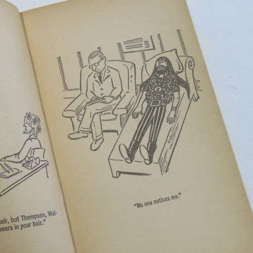 Vintage cartoon books - Son and Hair - The man on the couch - Man in Garden