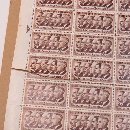 RSA SACC 183 full sheet with 120 stamps - 94-11 - Torn - Sheet 45,5 x 26,5 cm