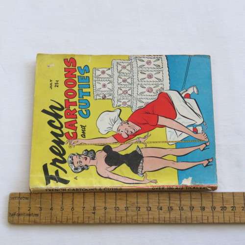 Vintage cartoon book French cartoons and cuties - July 1960