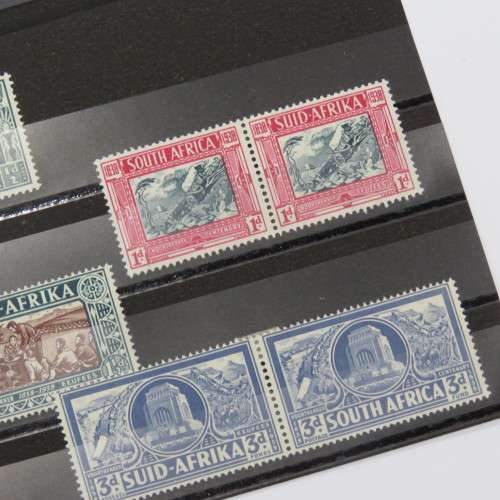 1938 Voortrekker Centenary SACC 75-78 pairs mint - Only 3d hinged