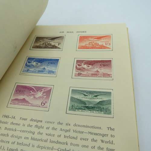 Book with mint stamps of Ireland 1922-1956 - Total of 71 stamps - high book value