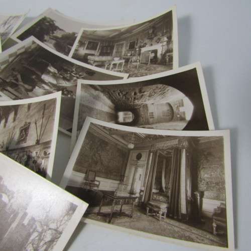 Lot of 12 vintage pictures of Warwick Castle United Kingdom
