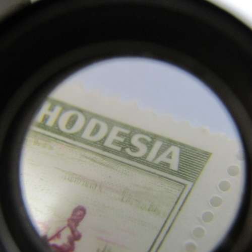Rhodesia and Nyasaland SACC No. 23 - block of 6 with error top left stamp