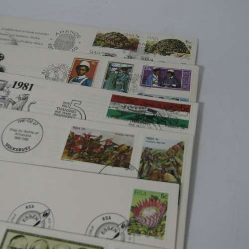 Lot of 41 Southern Africa First Day Covers and other items - early homelands included
