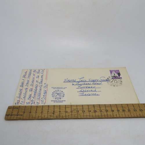 Vereeniging 75 years postal cover - 1967