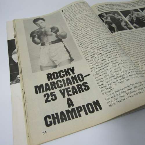 Boxing Pictorial Magazine - Lot of 7 magazines in the 1976/77 period