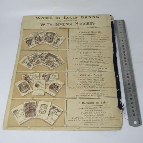 Lot of 12 antique Sheet Music pieces - all older than 100 years