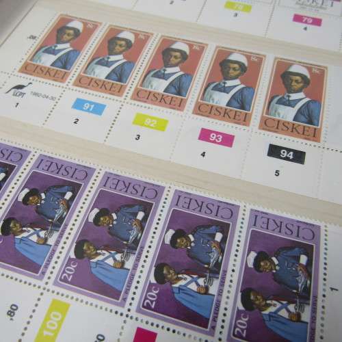 32 Page stamp album in very good condition Venda and Ciskei mint collections and some control blocks