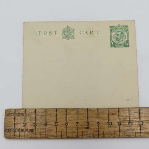 Early 1900`s post card with preprinted half penny postage - Edward 7
