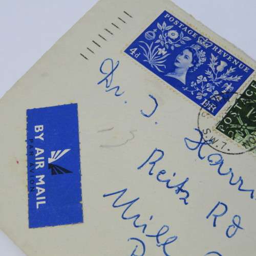 England to South Africa cover Air Mail
