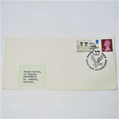 Lot of four Used postal envelopes from England to South Africa