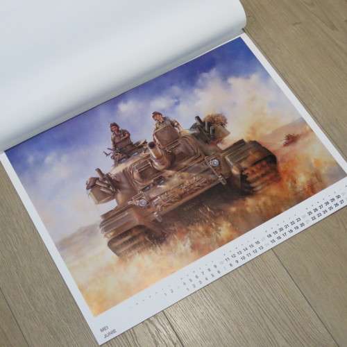 1987 SA Army battle school Calendar with beautiful pictures - Size 49 x 62 cm