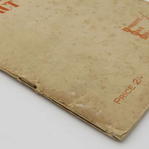 Original 1950`s booklet on the group areas act as issued by the Institute of Race Relations