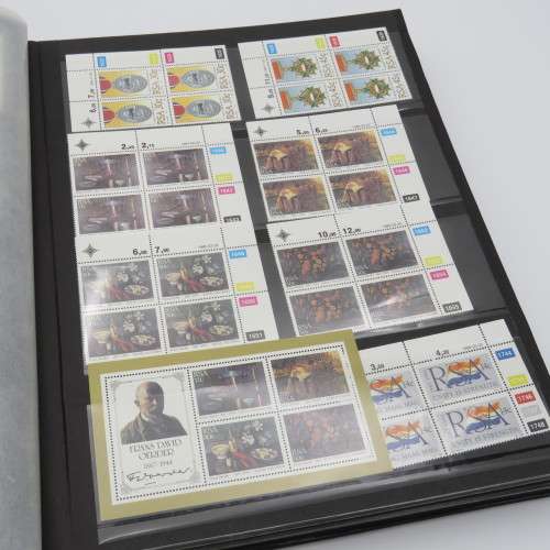 40 Page control block album in excellent condition with about 470 stamps mostly in blocks