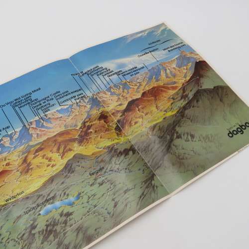 Radio and TV dagboek 1980 - Drakensberg area map - 57 x 25 cm