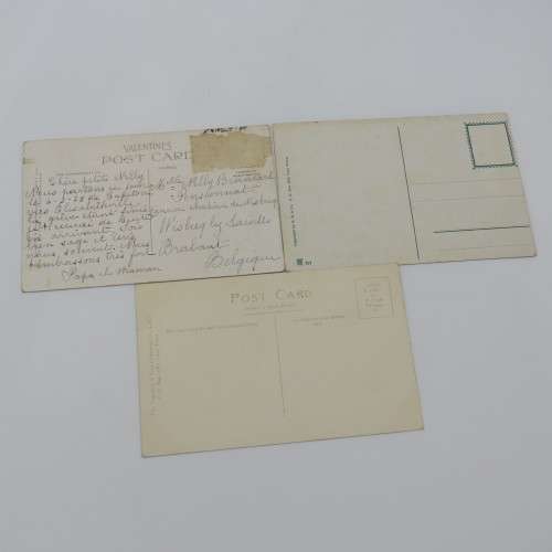 Lot of 6 vintage and antique postcards with pictures of Adderley Street Cape Town
