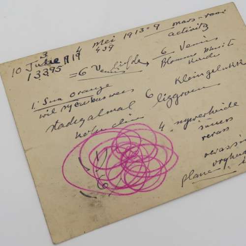 1952 - Singed card - Siegfried Schutze 96000 Miles by bike and motorbike through Europe
