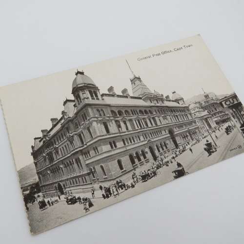 3 Different postcards of the General Post Office Cape Town - All antique