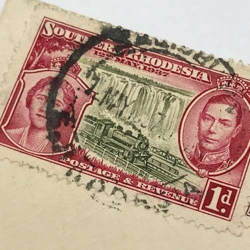 Southern Rhodesia Coronation of George 6 SACC 38-41 first day cover Union Castle Line - RARE