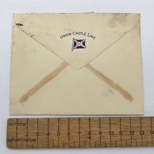 Southern Rhodesia Coronation of George 6 SACC 38-41 first day cover Union Castle Line - RARE