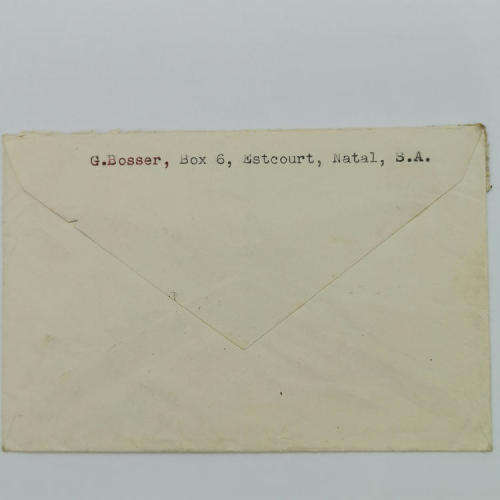 Airmail cover Johannesburg, South Africa to Orbe-Vaud, Switzerland - See descripiton