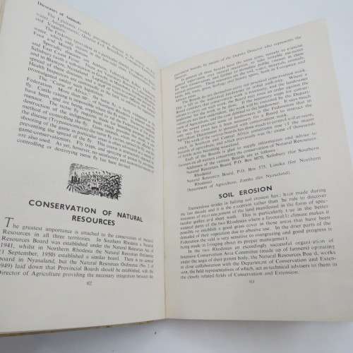 1957 July issue Central African Airways Guide to the Federation of Rhodesia and Nyasaland
