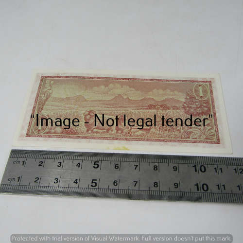 TW de Jongh 2nd Issue R1 replacement note Z30 - 622662 - uncirculated with stain bottom