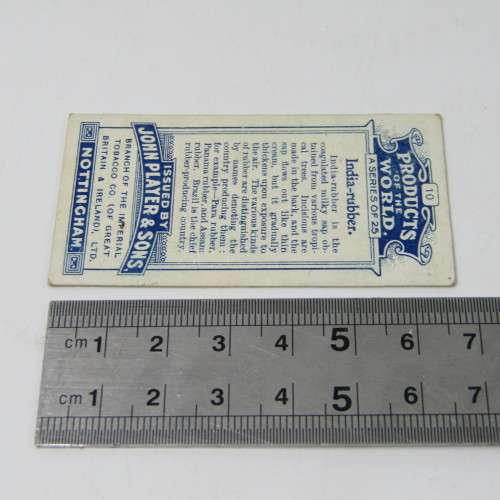 1911 / 1928 John Player and Sons cigarette cards - Products of the world No. 1 to 25