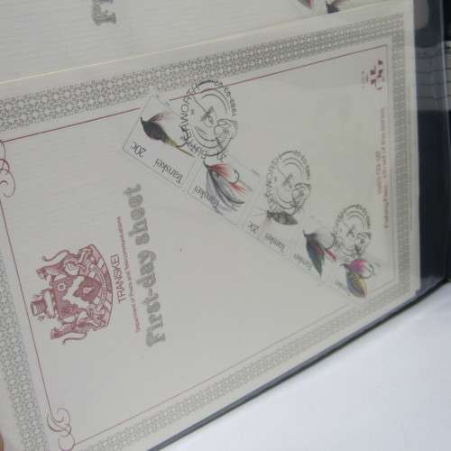 First Day Covers album with more than 100 covers and Sheets - Venda, Transkei and more