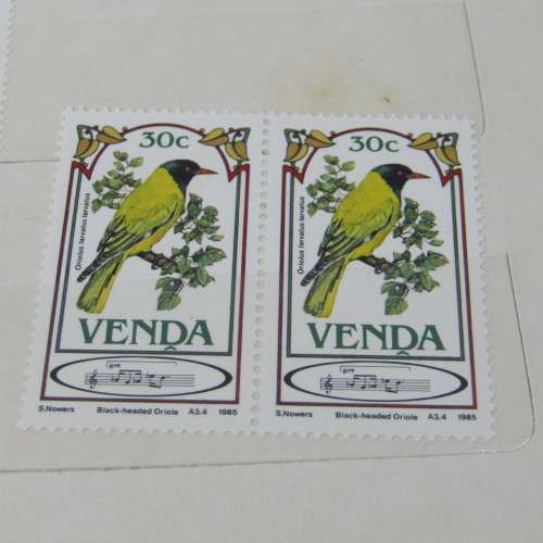 Album with about 400 stamps of Venda - includes the album