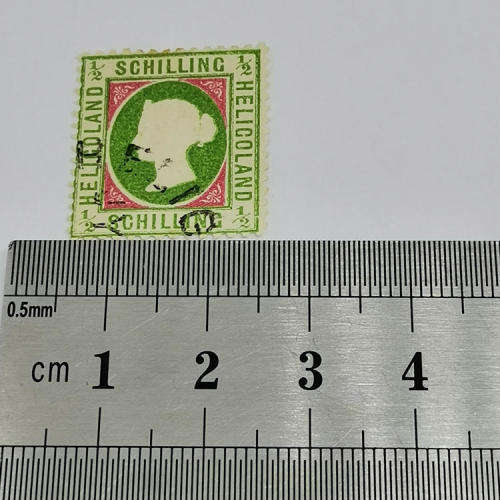 Heligoland ½ Schilling mint stamp - SG 6 - Book value R4500