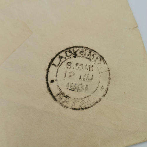 Censored letter to Tin Town Camp, Lady Smith - Boer War - Addressed to a Jewish Boer - some damage