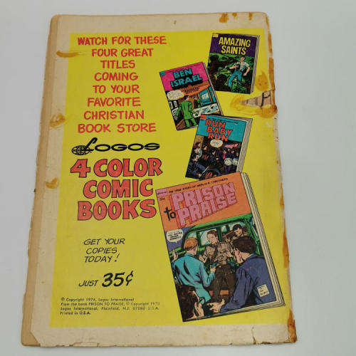 Lot of 3 Christian Comics - Crossfire, The Hiding Place, Prison to Praise - Rarely seen