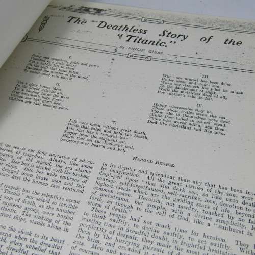 The deathless story of the Titanic - original book