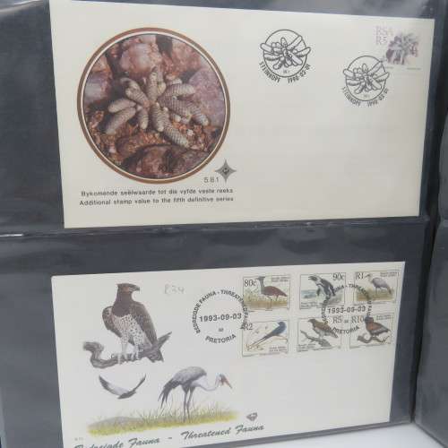 Lot of 48 South African and SWA first day covers and postal items