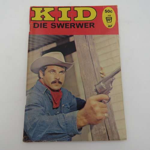 Vintage Afrikaans photo comic book Kid die Swerwer No 167